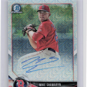 2018 Bowman Mike Shawaryn AU #BMA-MS Sox Chrome Mega Autographs