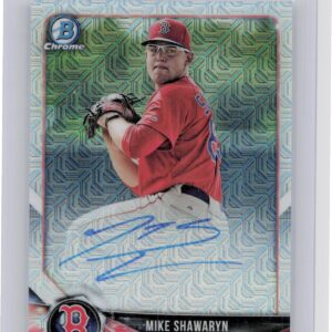 2018 Bowman Mike Shawaryn AU #BMA-MS Sox Chrome Mega Autographs