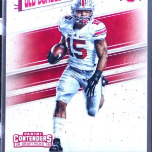 2018 Contenders Draft Picks Ezekiel Elliott #10 Buckeyes Old School Colors