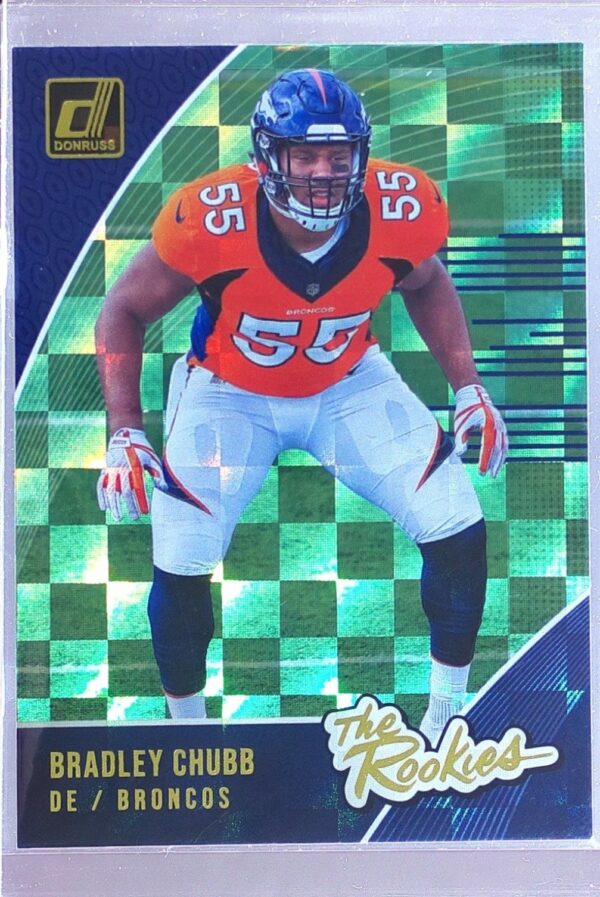 2018 Donruss Bradley Chubb RC #R-19 Broncos The Rookies