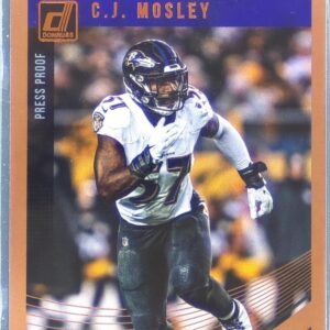 2018 Donruss C.J. Mosley Press Proof Bronze #23 Ravens