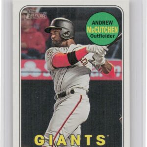 2018 Heritage Andrew McCutchen SP VAR #705 Giants