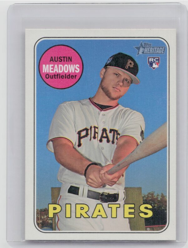 2018 Heritage Austin Meadows RC #568 Pirates