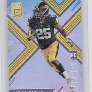 2018 Panini Elite Draft Picks Akrum Wadley VAR #147 Hawkeyes