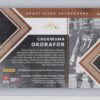 2018 Panini Elite Draft Picks Chukwuma Okorafor AU #215 Broncos Draft Picks Auto - Image 3