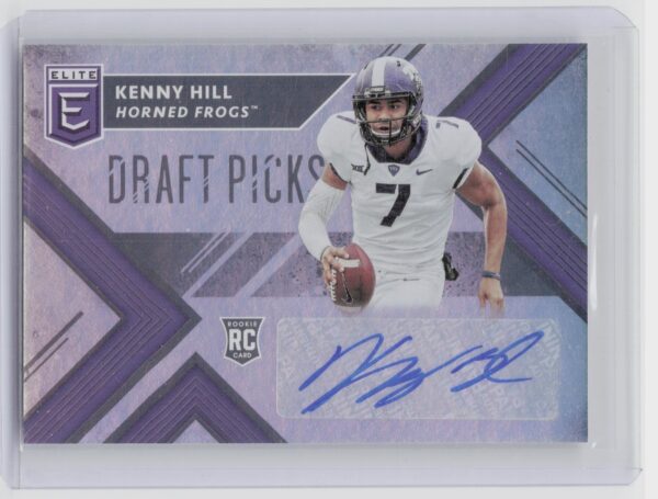 2018 Panini Elite Draft Picks Kenny Hill Auto 265 TCU