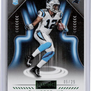 2018 Panini Playbook DJ Moore Green SN25 #139 Panthers