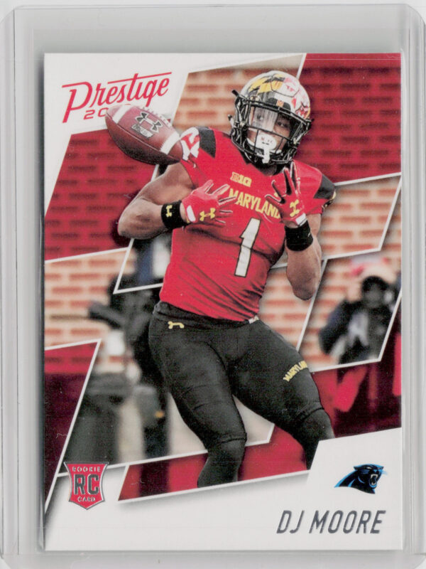 2018 Panini Prestige D.J. Moore #244 Panthers