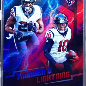 2018 Playoff DeAndre Hopkins / Lamar Miller #11 Texans Thunder & Lightning