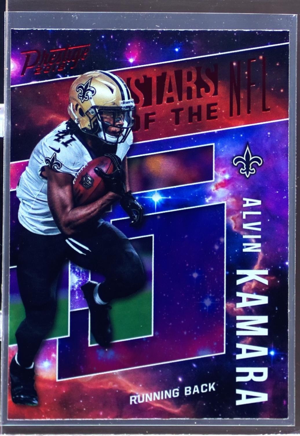 2018 Prestige Alvin Kamara #ST-AK Saints Stars of the NFL Xtra Points Red