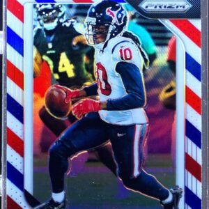 2018 Prizm DeAndre Hopkins Prizm Red White and Blue #122 Texans