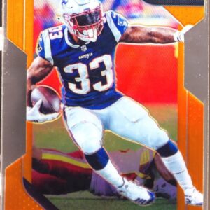 2018 Prizm Jeremy Hill Prizm Orange Die Cut /249 #75 Patriots