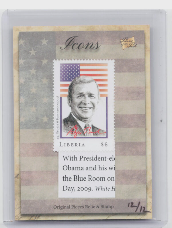 2018 The Bar Pieces of the Past Hybrid Edition George W Bush Liveria 12/12