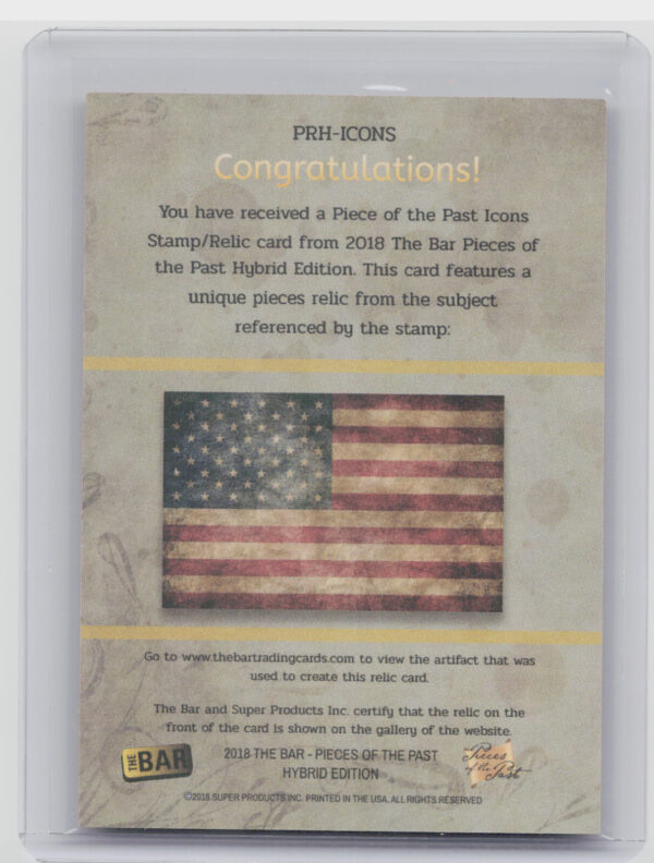 2018 The Bar Pieces of the Past Hybrid Edition Herbert Hoover 41/48 - Image 3