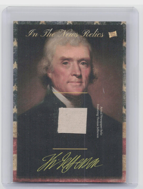 2018 The Bar Pieces of the Past Hybrid Edition:  Thomas Jefferson