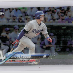 2018 Topps Chrome Alex Verdugo RC #167 Dodgers