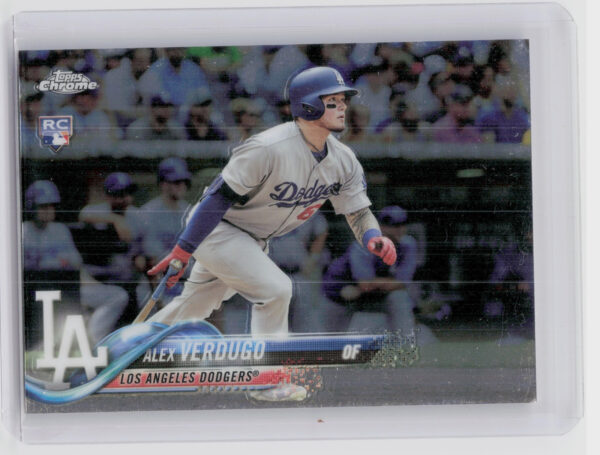 2018 Topps Chrome Alex Verdugo RC #167 Dodgers