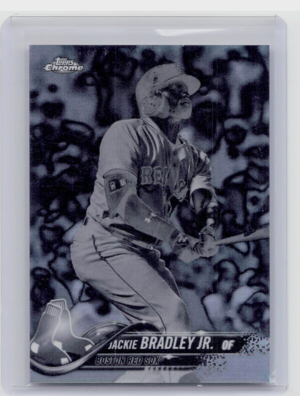 2018 Topps Chrome Jackie Bradley Jr. Negative Refractor #115 Sox