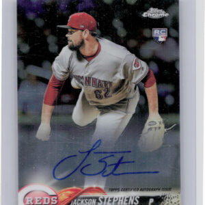 2018 Topps Chrome Jackson Stephens #RA-JS Reds Rookie Autographs