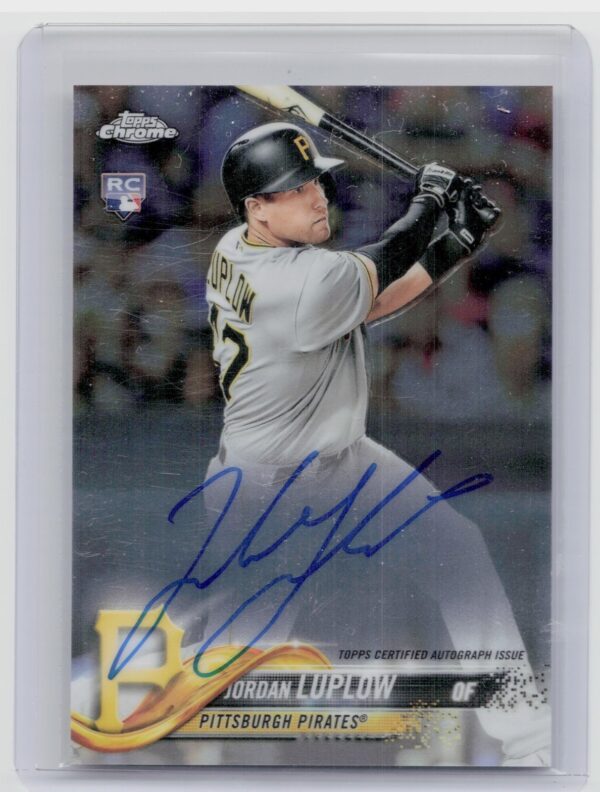 2018 Topps Chrome Jordan Luplow AU #RA-JL Pirates Rookie Autographs