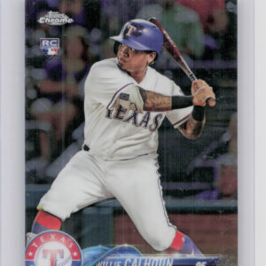 2018 Topps Chrome Willie Calhoun RC #113 Rangers