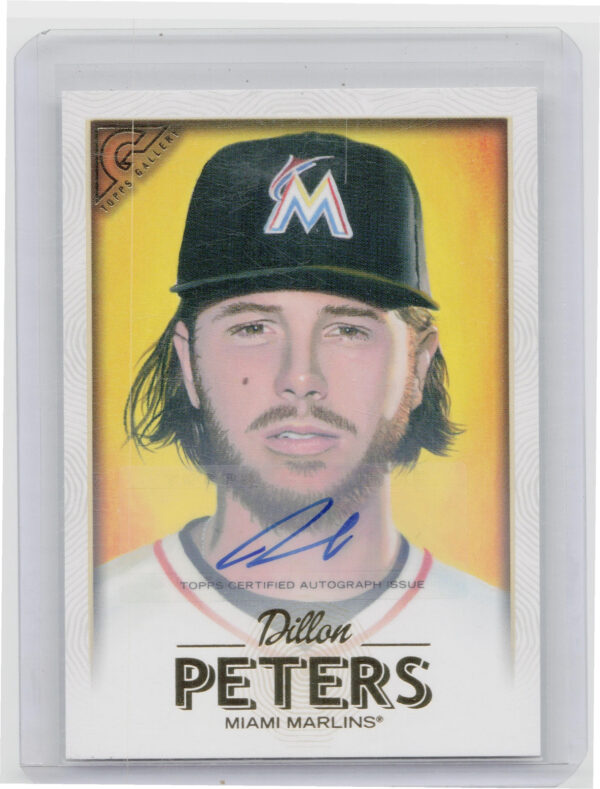 2018 Topps Gallery Dillon Peters AU #108 Marlins Autographs