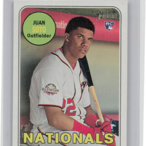 2018 Topps Heritage Juan Soto RC #502 Nationals