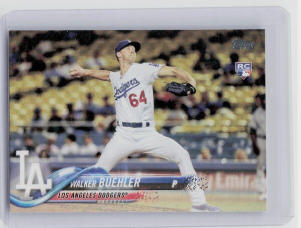 2018 Topps Walker Buehler RC #177 Dodgers
