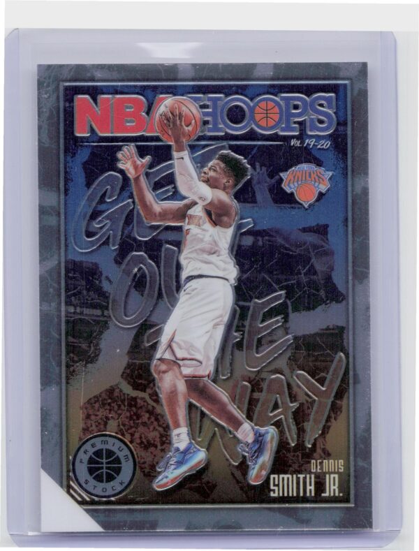 2019-20 Hoops Premium Stock Dennis Smith Jr. #7 Knicks Get Out The Way