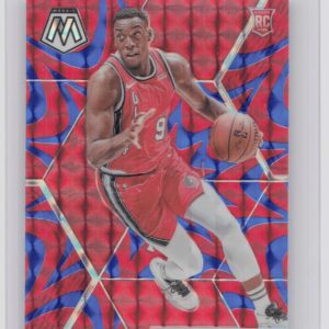 2019-20 Panini Mosaic Nassir Little Reactive Blue #247 Blazers