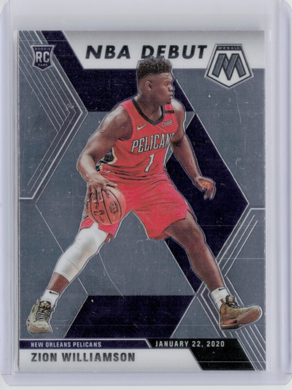 2019-20 Panini Mosaic Zion Williamson RC #269 Pelicans