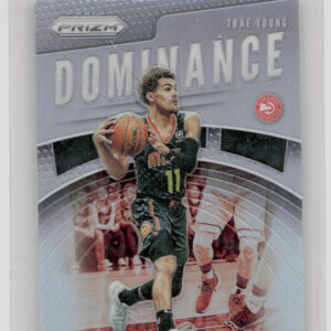 2019-20 Panini Prizm Trae Young #25 Hawks Dominance Silver