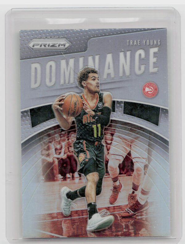 2019-20 Panini Prizm Trae Young #25 Hawks Dominance Silver
