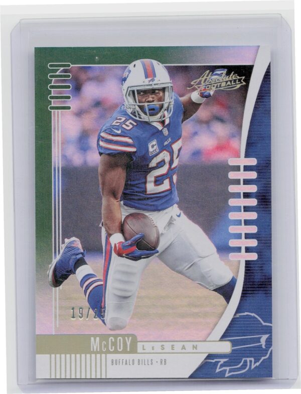 2019 Absolute LeSean McCoy Spectrum Green /25 #8 Bills