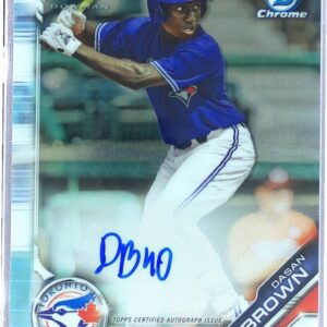 2019 Bowman Draft Dasan Brown Auto #CDA-DB Jays Chrome Draft Pick Autographs