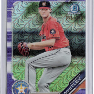2019 Bowman Forrest Whitley SN250 #BCP-52 Astros Chrome Prospects Mojo Refractor