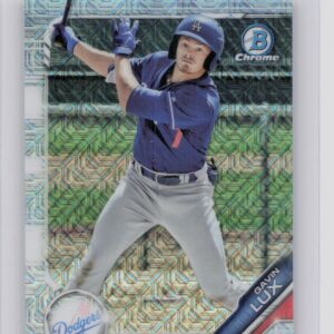 2019 Bowman Gavin Lux #BCP-130 Dodgers Chrome Prospects Mojo Refractors