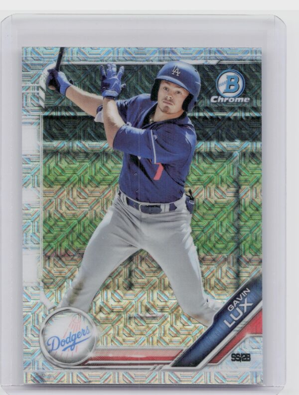 2019 Bowman Gavin Lux #BCP-130 Dodgers Chrome Prospects Mojo Refractors