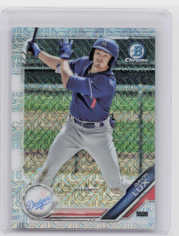 2019 Bowman Gavin Lux #BCP-130 Dodgers Chrome Prospects Mojo Refractors
