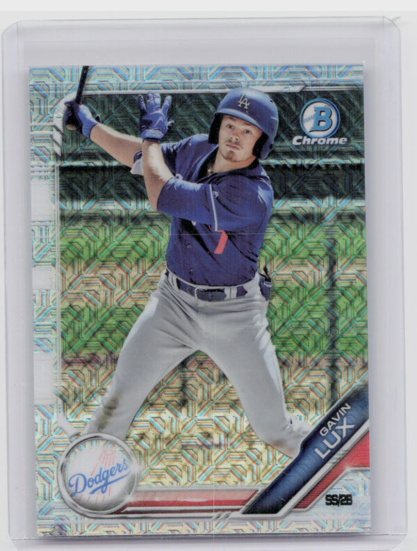 2019 Bowman Gavin Lux #BCP-130 Dodgers Chrome Prospects Mojo Refractors