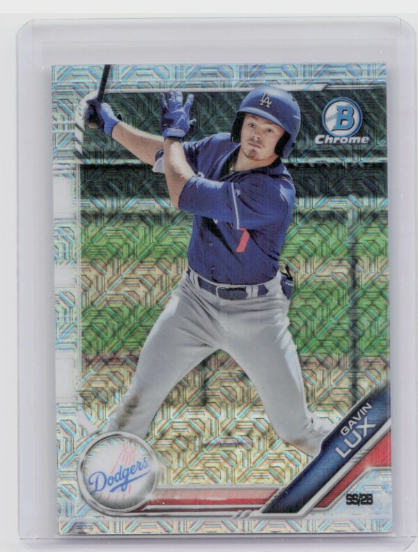 2019 Bowman Gavin Lux #BCP-130 Dodgers Chrome Prospects Mojo Refractors