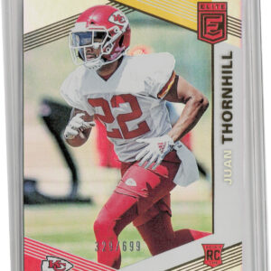2019 Donruss Elite Juan Thornhill RC SN699 #191 Chiefs
