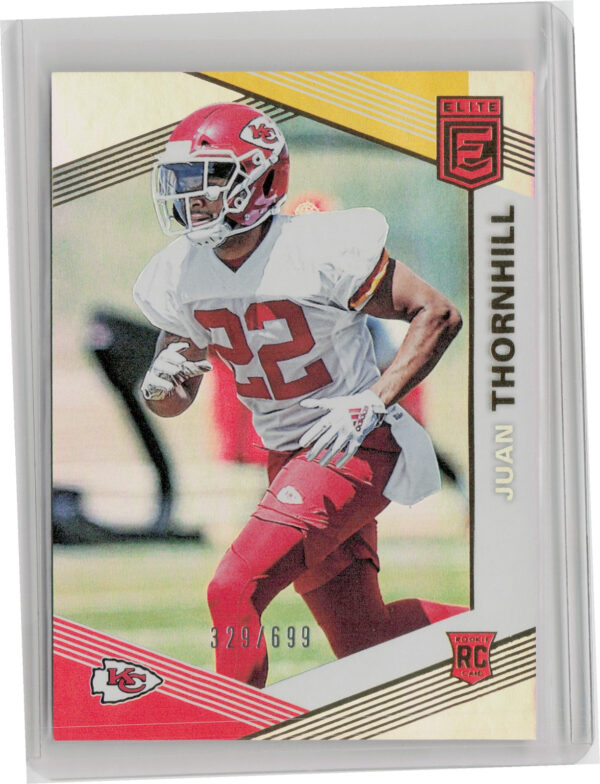 2019 Donruss Elite Juan Thornhill RC SN699 #191 Chiefs