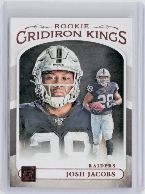 2019 Donruss Josh Jacobs #RGK-8 Raiders Rookie Gridiron Kings