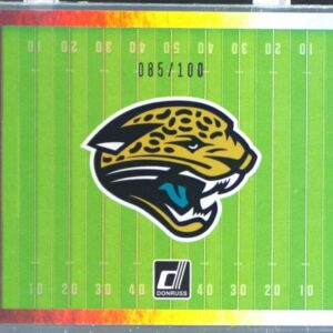 2019 Donruss Team Logo /100 #TP-7 Jaguars Team Pride Vertical Holo