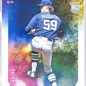 2019 Panini Chronicles Chris Paddack /99 RC #7 Padres Ascension Blue
