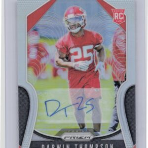 2019 Panini Prizm Darwin Thompson AU #400 Chiefs Rookie Autographs