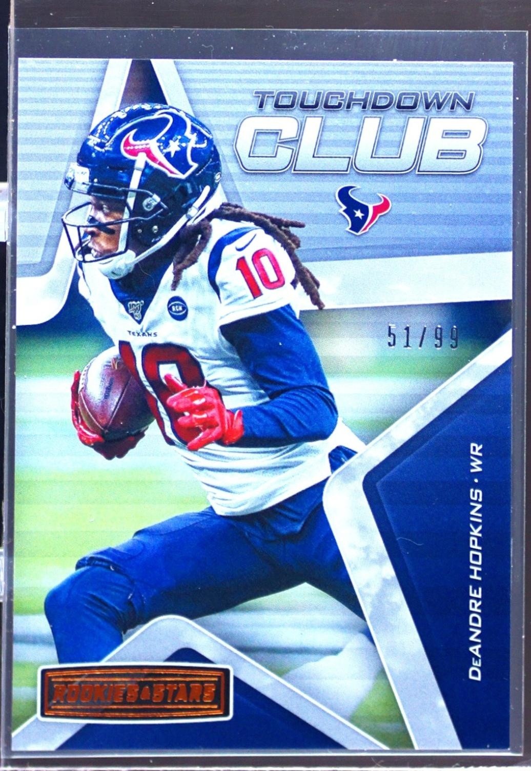 2019 Rookies & Stars DeAndre Hopkins /99 #TC-DH Texans Touchdown Club Orange