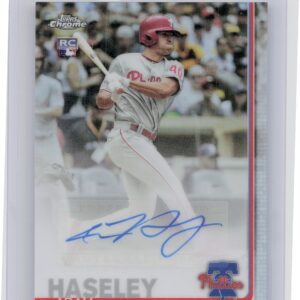 2019 Topps Chrome Update Adam Haseley AU #CUA-AH Phillies Autographs