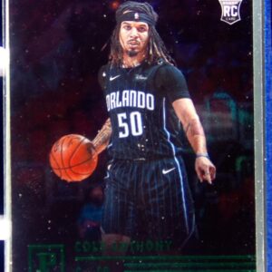 2020-21 Chronicles Cole Anthony Green Ice RC #122 Magic